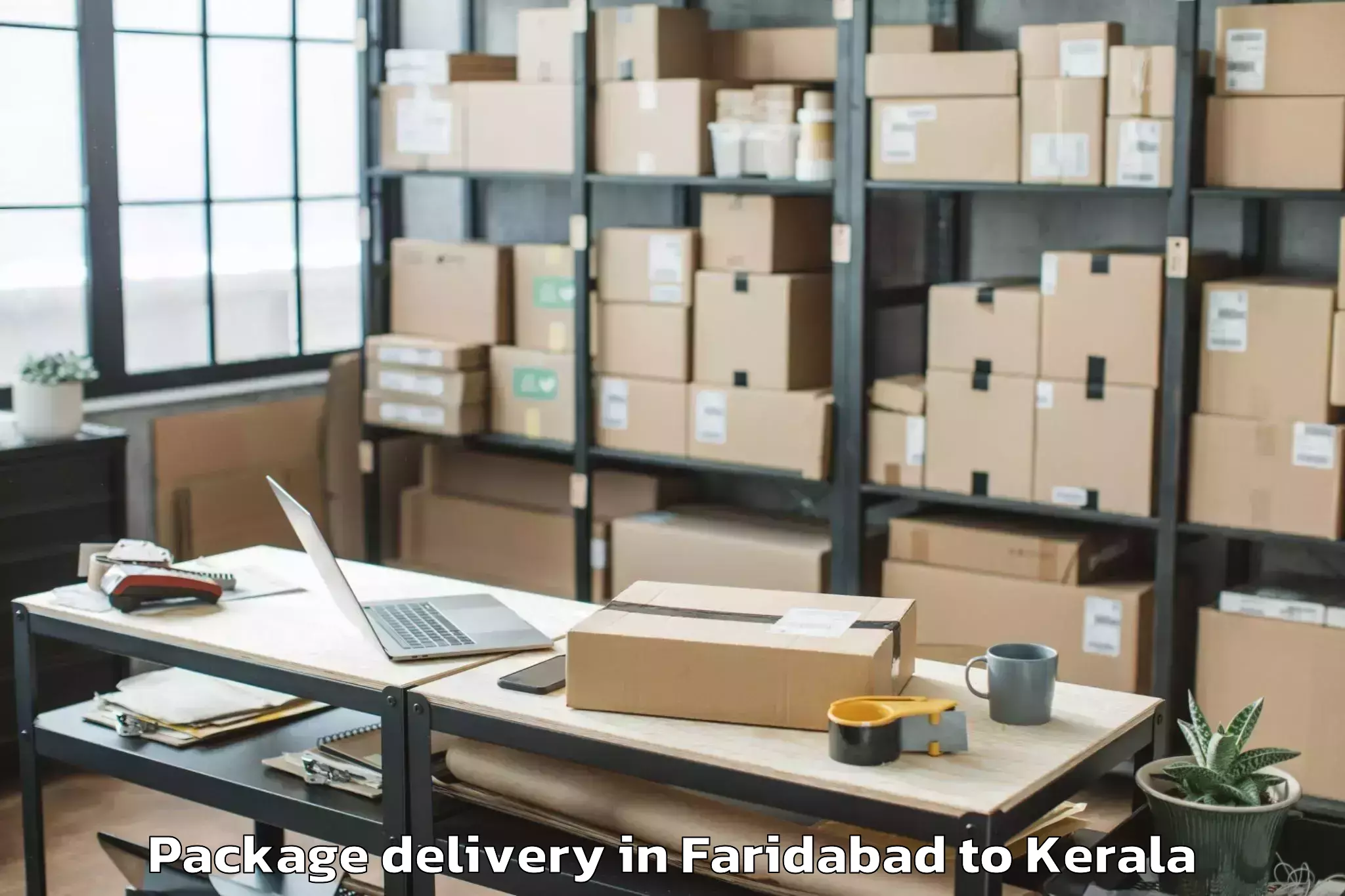 Reliable Faridabad to Kollam Package Delivery